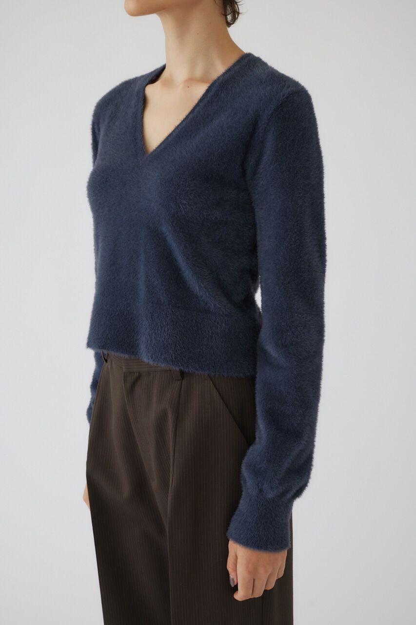 RIM.ARK 「Shaggy v neck knit tops」|ニット・セーター|