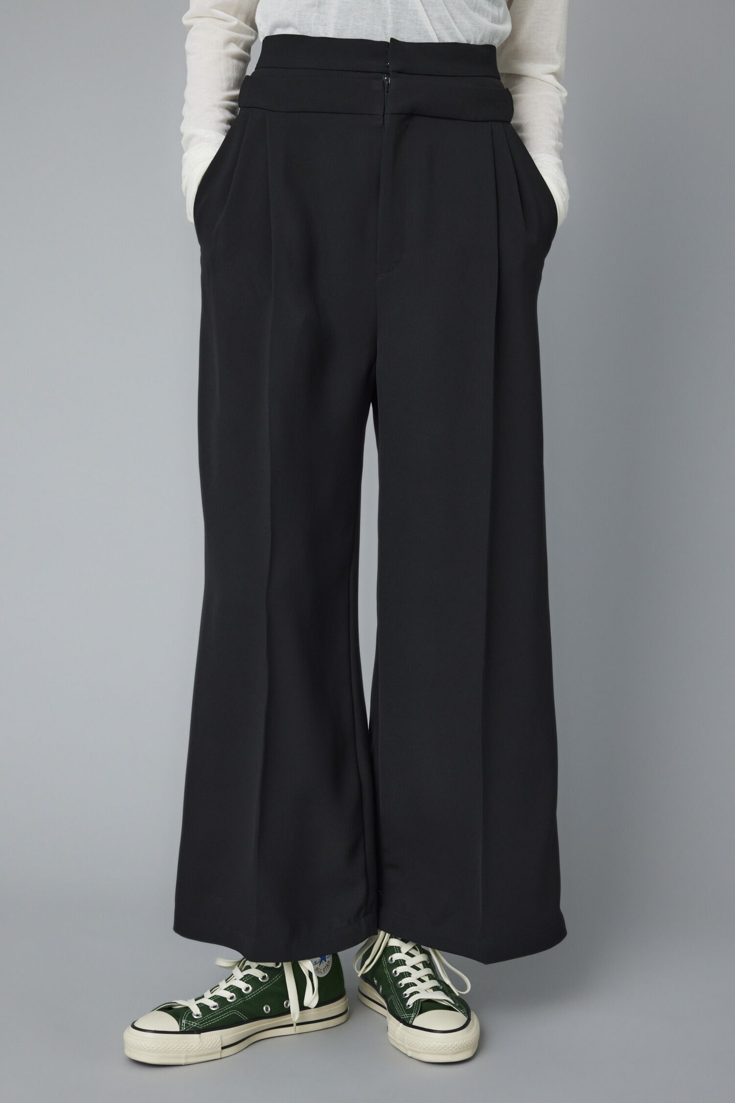 HeRIN.CYE「Tuck wide pants」|その他|