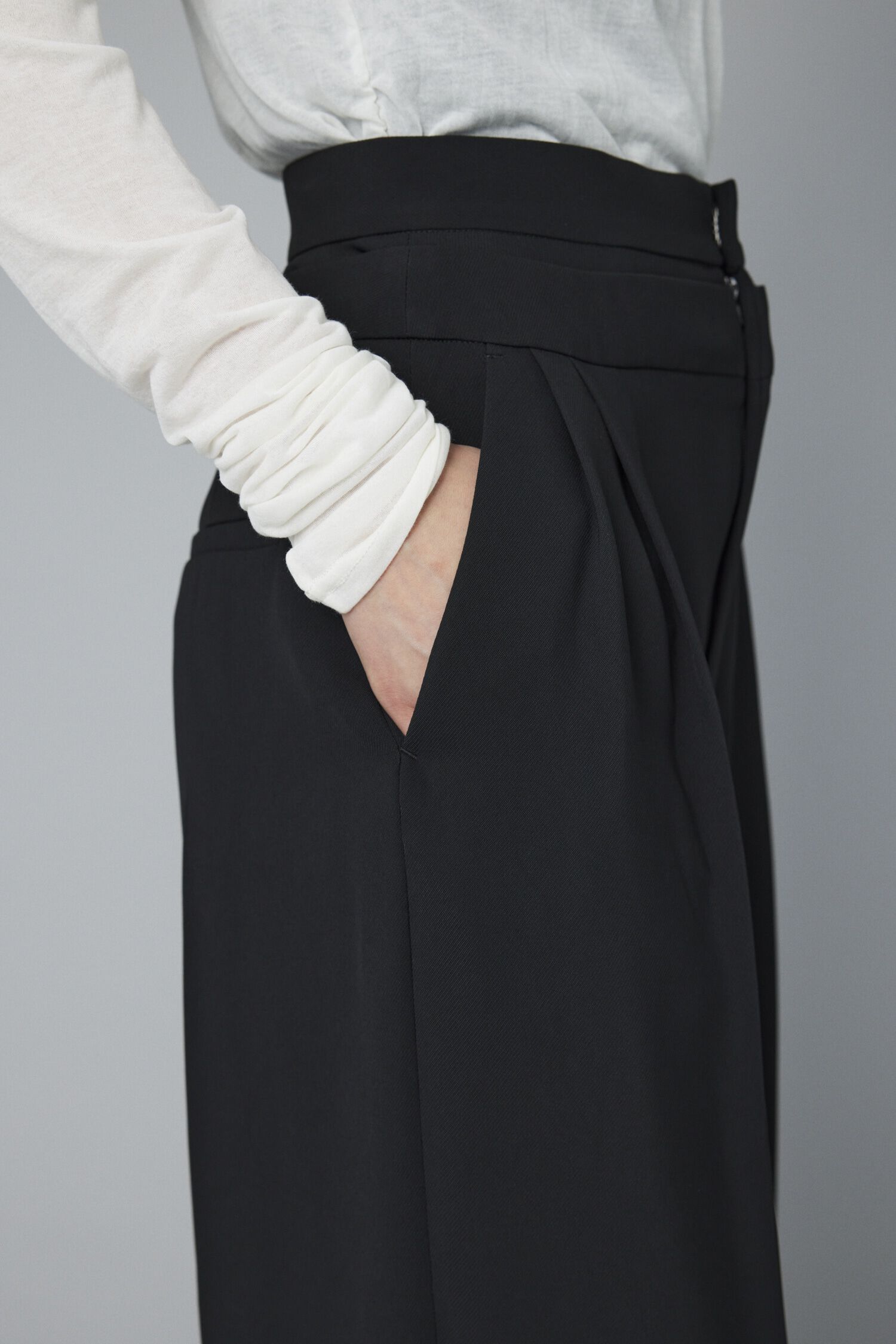 HeRIN.CYE「Tuck wide pants」|その他|