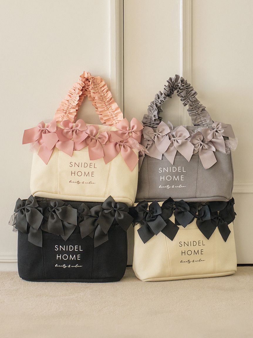 SNIDEL HOME「リボンバッグ」|トートバッグ|