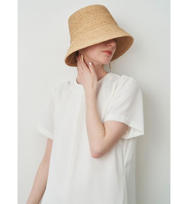 ELENDEEK「RAFFIA BUCKET HAT」|ハット|