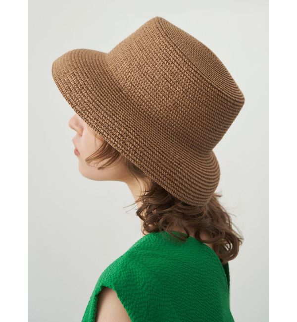 ELENDEEK「PAPER CASABLANCA HAT」|ハット|ベージュ