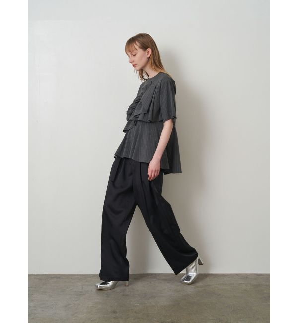 ELENDEEK「FRILL PEPLUM BL」|シャツ・ブラウス|