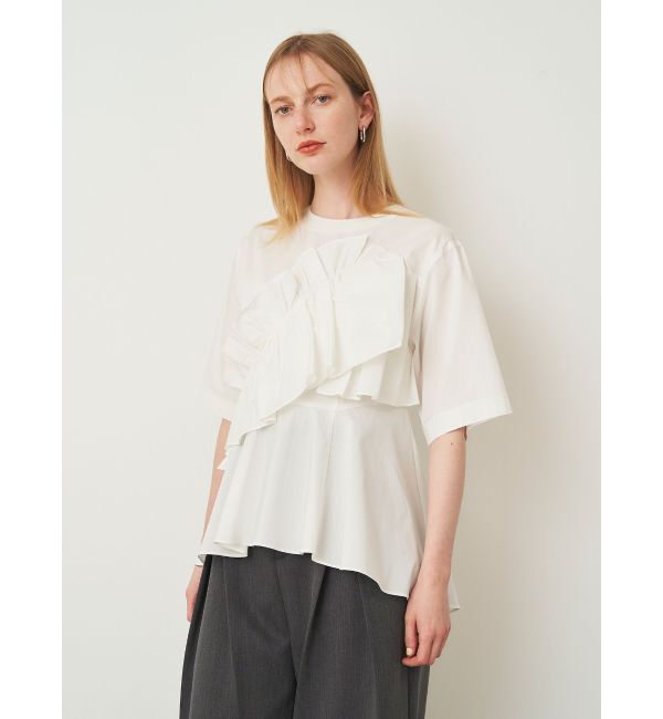 ELENDEEK「FRILL PEPLUM BL」|シャツ・ブラウス|