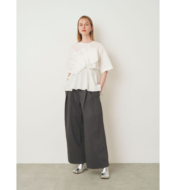 ELENDEEK「FRILL PEPLUM BL」|シャツ・ブラウス|