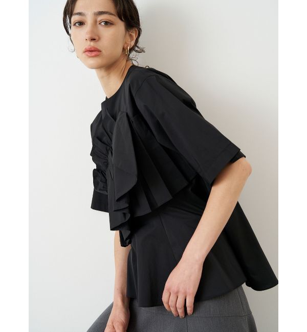 ELENDEEK「FRILL PEPLUM BL」|シャツ・ブラウス|