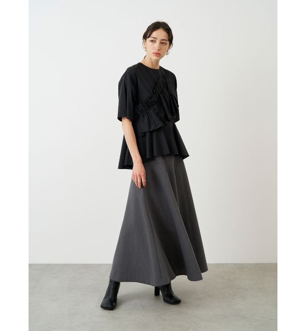 ELENDEEK「FRILL PEPLUM BL」|シャツ・ブラウス|