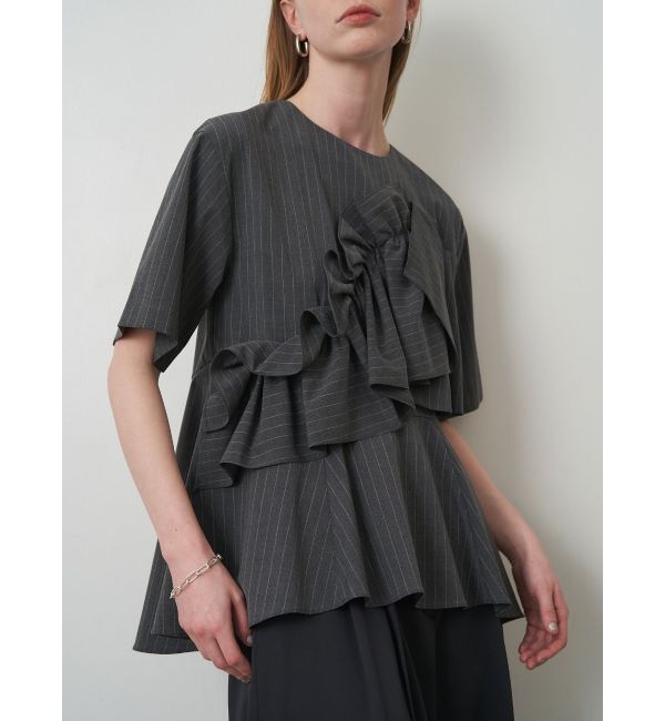 ELENDEEK「FRILL PEPLUM BL」|シャツ・ブラウス|