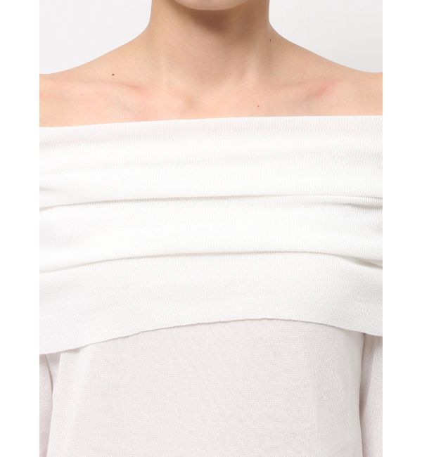 ELENDEEK「SHEER KNIT OFF SHOULDER」|ニット・セーター|