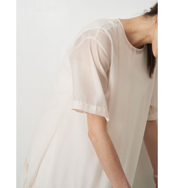 ELENDEEK「SHEER LAYERED CUT OP」|ワンピース|