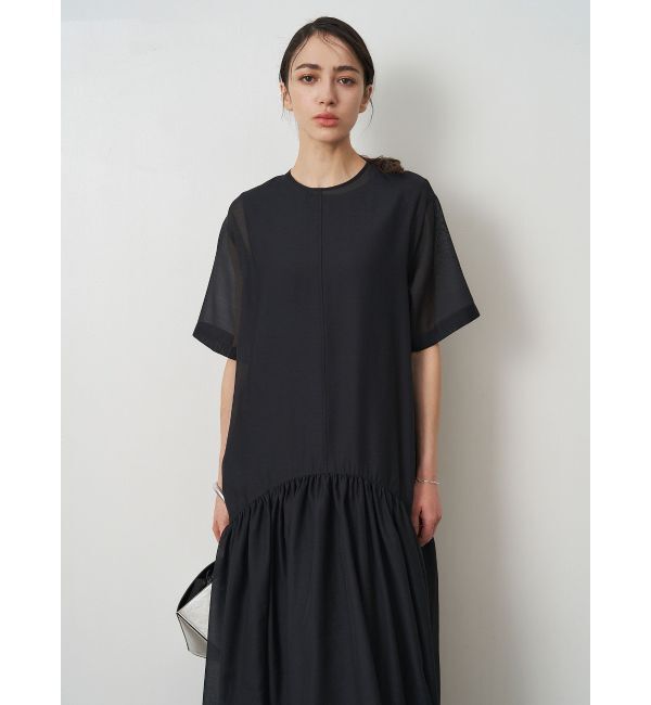 ELENDEEK「SHEER LAYERED CUT OP」|ワンピース|