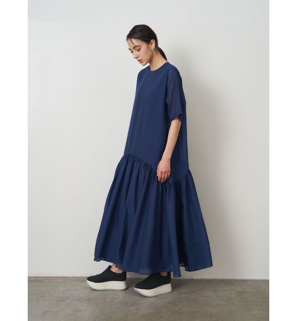 ELENDEEK「SHEER LAYERED CUT OP」|ワンピース|