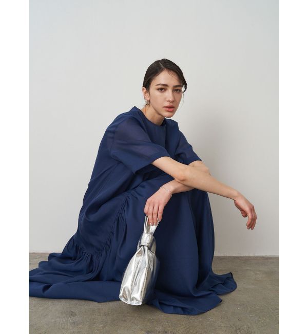 ELENDEEK「SHEER LAYERED CUT OP」|ワンピース|