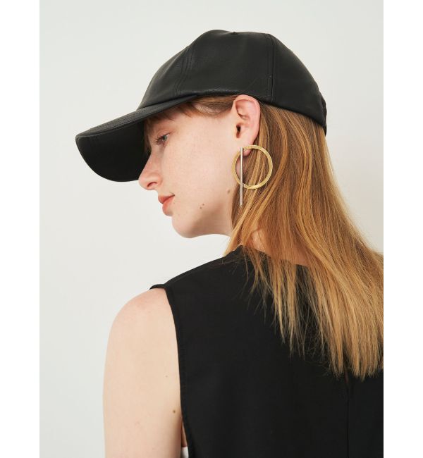 ELENDEEK「FAKE LEATHER CAP」|キャップ・キャスケット|