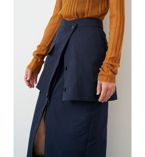 ELENDEEK「MULTI LAYERED SK」|スカート|