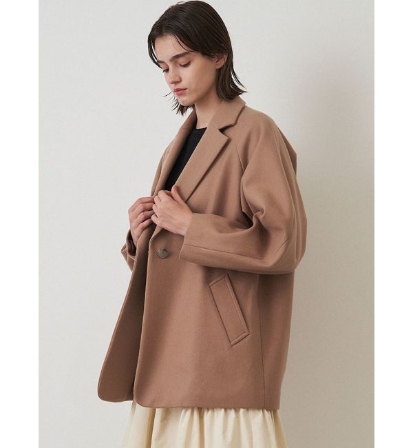 ELENDEEK「SOLID CHESTER CT」|チェスターコート|ベージュ