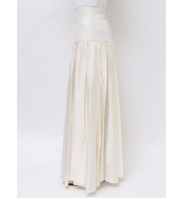 ELENDEEK「SHEER BLOCK FLARED SK」|スカート|