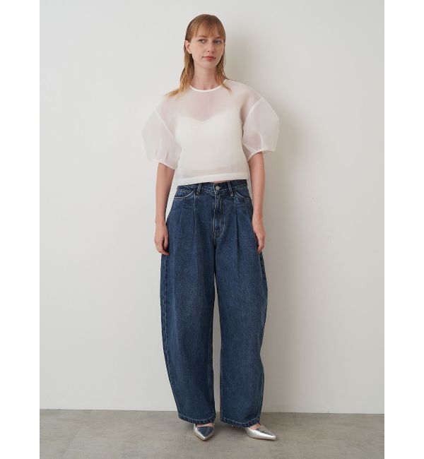 ELENDEEK「MESH BONDING CROPPED TOP」|シャツ・ブラウス|