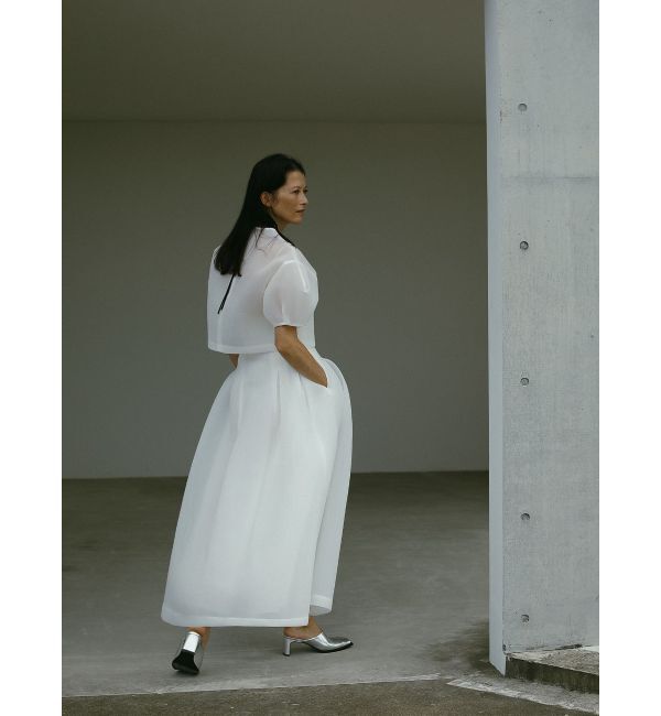 ELENDEEK「MESH BONDING CROPPED TOP」|シャツ・ブラウス|