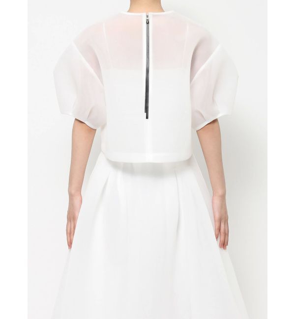 ELENDEEK「MESH BONDING CROPPED TOP」|シャツ・ブラウス|