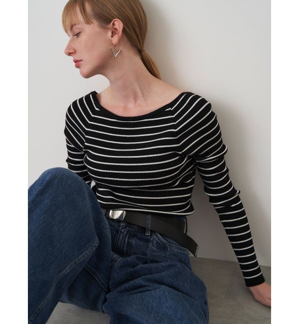 ELENDEEK「BACK OPEN PAD KT」|ニット・セーター|