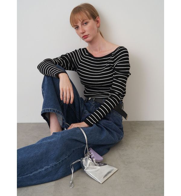 ELENDEEK「BACK OPEN PAD KT」|ニット・セーター|