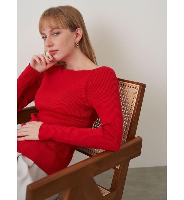 ELENDEEK「BACK OPEN PAD KT」|ニット・セーター|