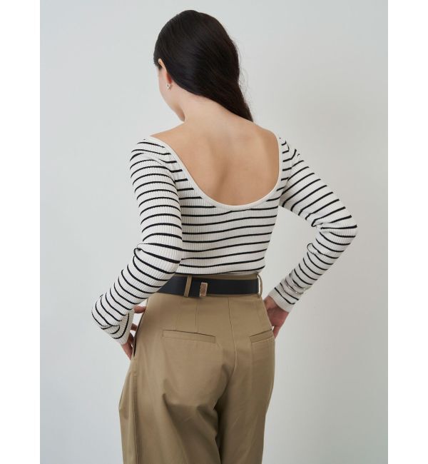 ELENDEEK「BACK OPEN PAD KT」|ニット・セーター|