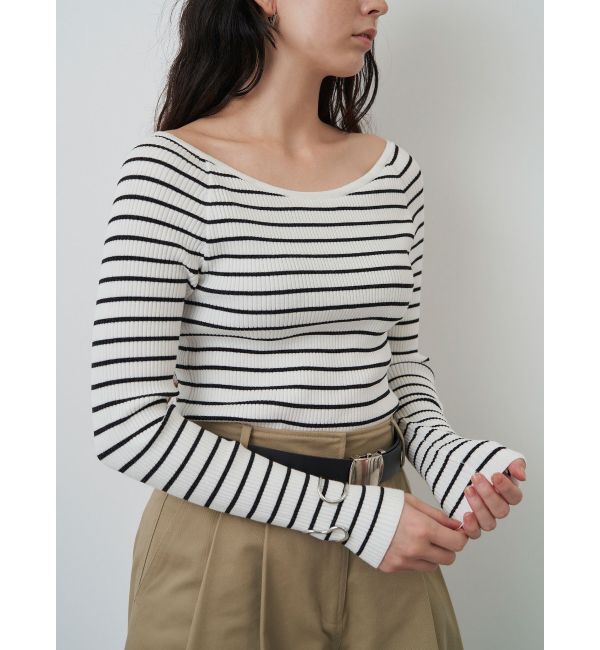 ELENDEEK「BACK OPEN PAD KT」|ニット・セーター|