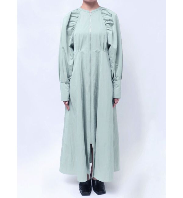 ELENDEEK「CENTER ZIP FLARE OP」|ワンピース|