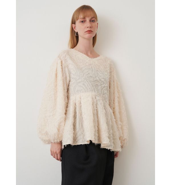 ELENDEEK「FRINGE PEPLUM BL」|シャツ・ブラウス|