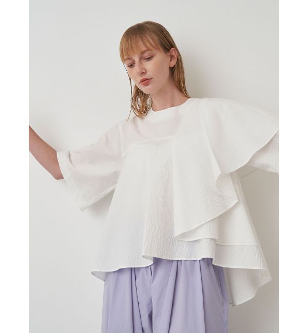 ELENDEEK「SHOULDER RUFFLE BL」|シャツ・ブラウス|