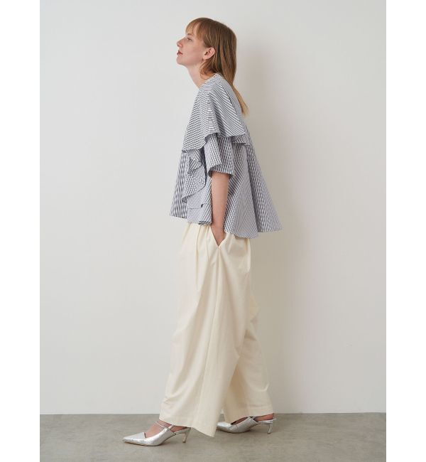 ELENDEEK「SHOULDER RUFFLE BL」|シャツ・ブラウス|