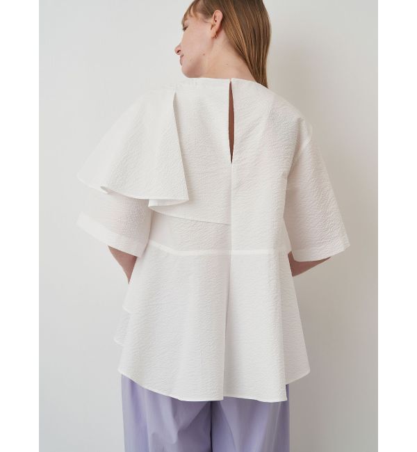 ELENDEEK「SHOULDER RUFFLE BL」|シャツ・ブラウス|