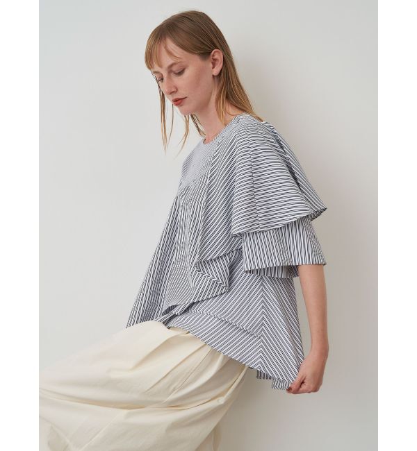 ELENDEEK「SHOULDER RUFFLE BL」|シャツ・ブラウス|ミックス