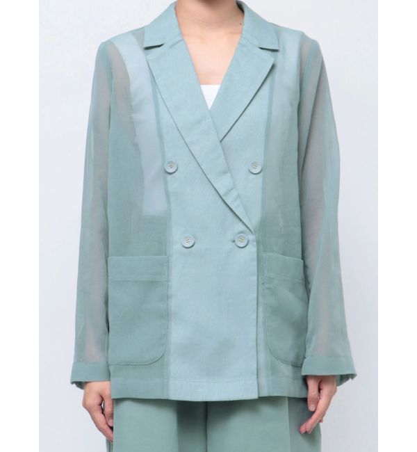 ELENDEEK「SHEER JK」|テーラードジャケット|