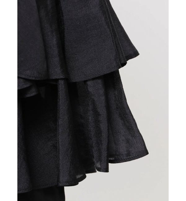 ELENDEEK「SHEER FRILL SLEEVELESS BL」|シャツ・ブラウス|