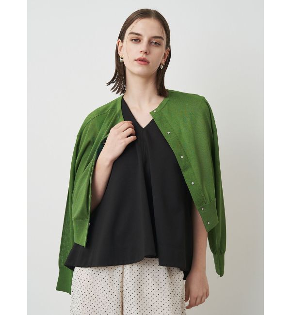 ELENDEEK「HIGH TWIST SHEER CD」|カーディガン|