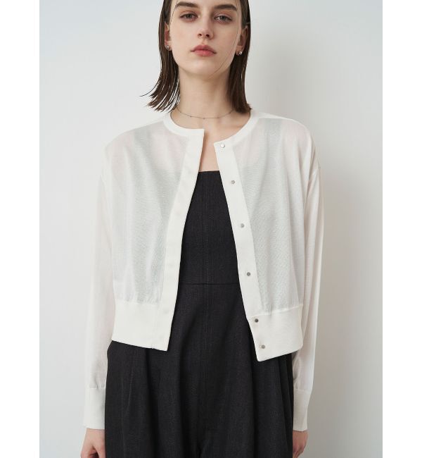 ELENDEEK「HIGH TWIST SHEER CD」|カーディガン|