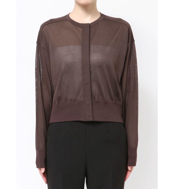 ELENDEEK「HIGH TWIST SHEER CD」|カーディガン|