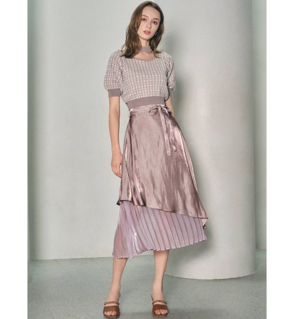 RESEXXY「シースルーレイヤードフレアスカート」|スカート|