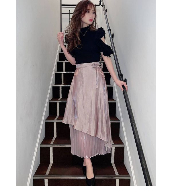 RESEXXY「シースルーレイヤードフレアスカート」|スカート|