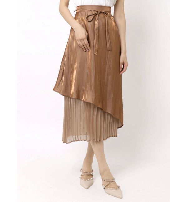 RESEXXY「シースルーレイヤードフレアスカート」|スカート|