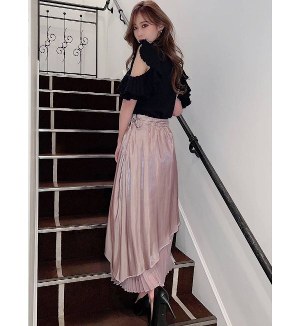 RESEXXY「シースルーレイヤードフレアスカート」|スカート|