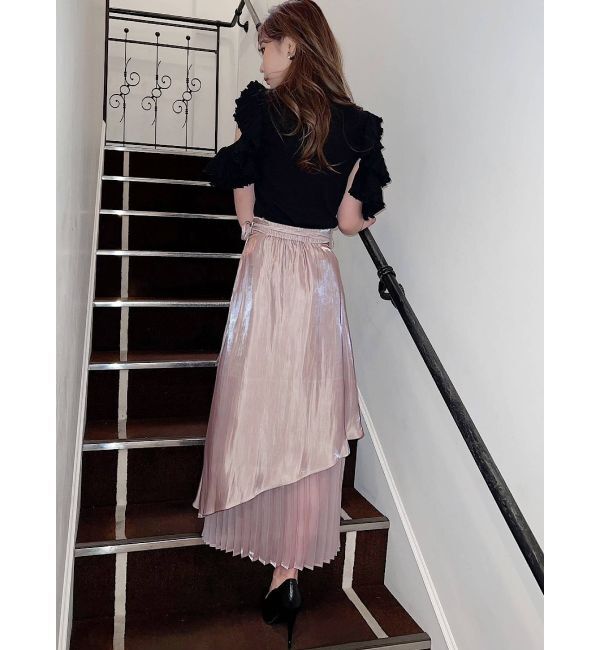 RESEXXY「シースルーレイヤードフレアスカート」|スカート|