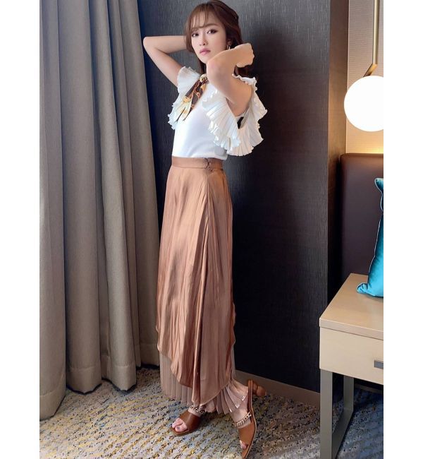 RESEXXY「シースルーレイヤードフレアスカート」|スカート|