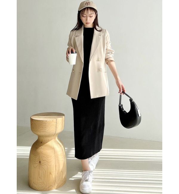 RESEXXY「【WEB限定】ウエストシェイプテーラージャケット【セットアップ着用可能】」|テーラードジャケット|