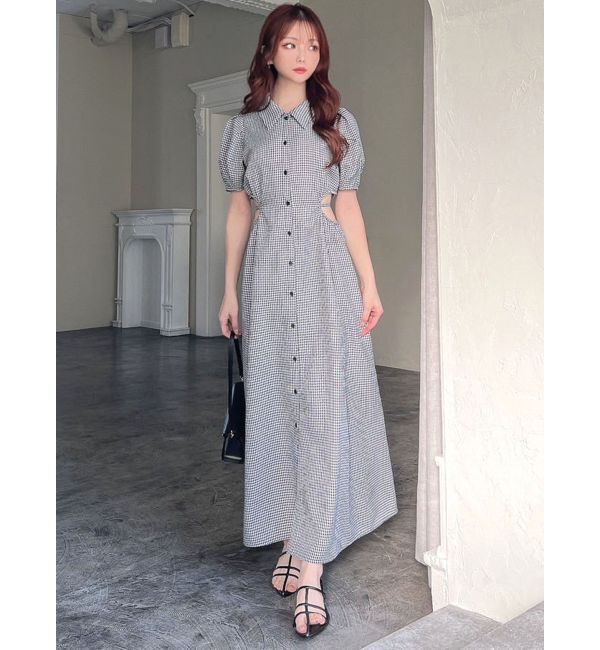 RESEXXY「ウエストオープンシャツワンピース」|ワンピース|