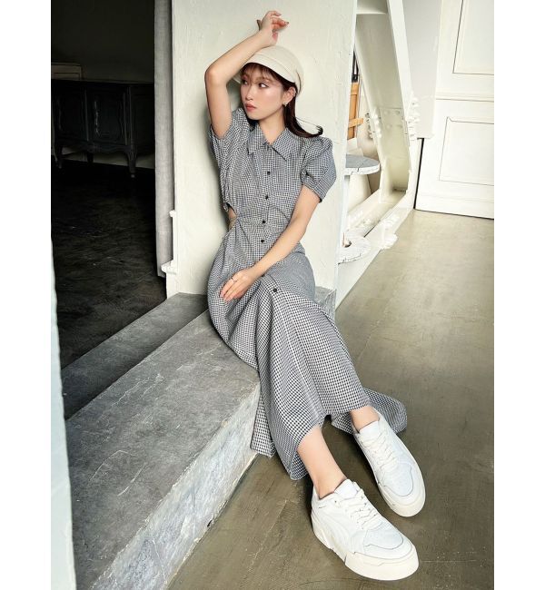 RESEXXY「ウエストオープンシャツワンピース」|ワンピース|