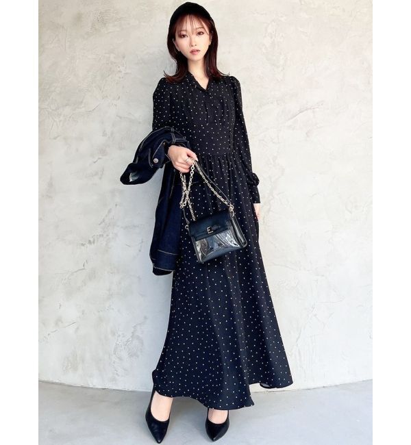 RESEXXY「オープンカラーコルセットシャツワンピース」|ワンピース|